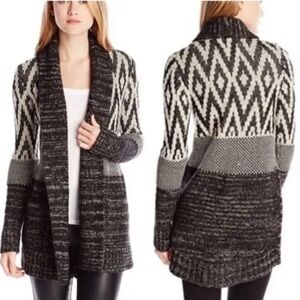 Lucky Brand Wool Blend open Cardigan Sweater Size Small